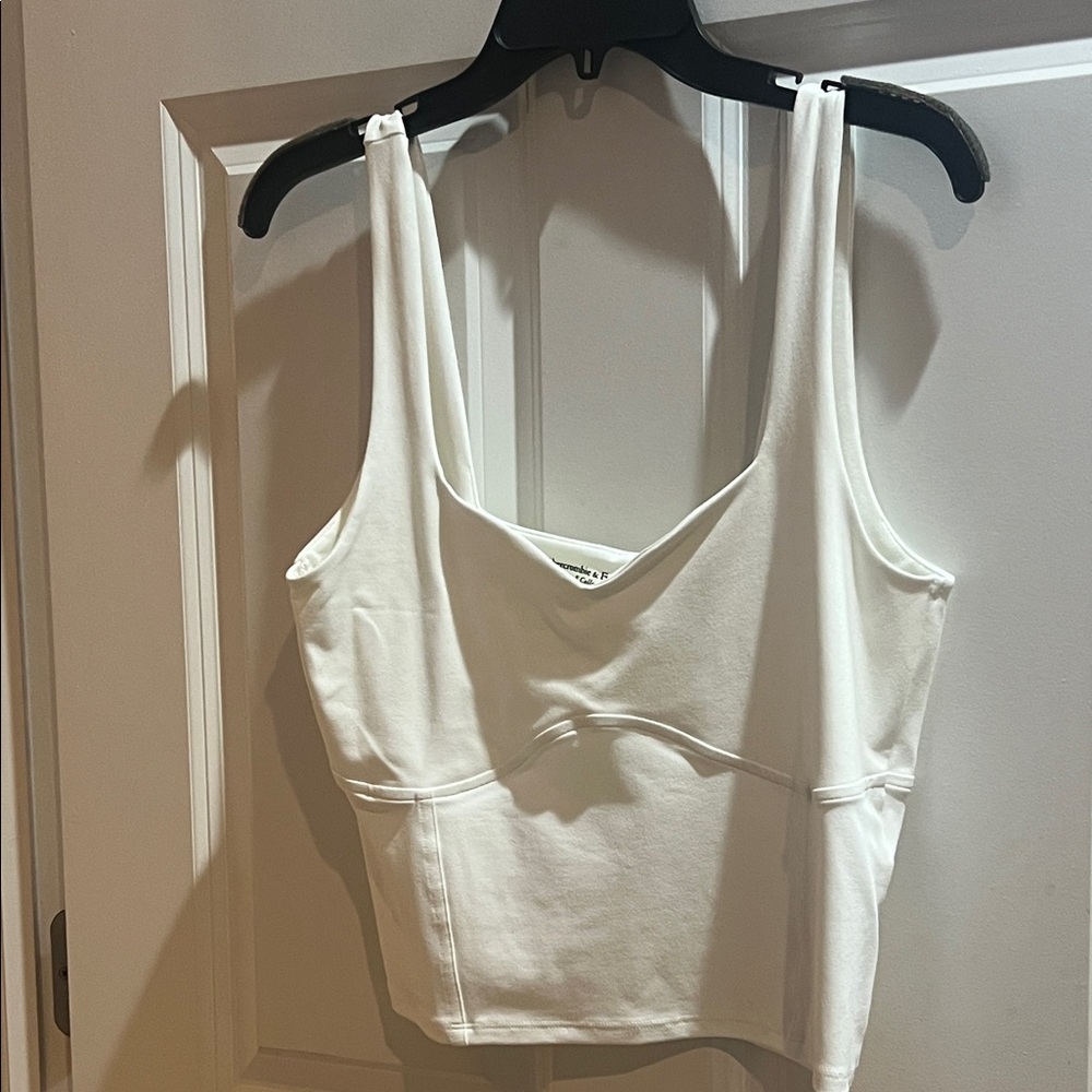 Abercrombie & Fitch Cream Tank Top